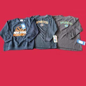 Majestic 3 boys long shirts size 5-6Y 🖤🤍💙